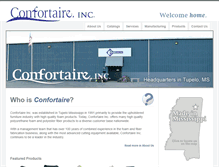 Tablet Screenshot of confortaire.net